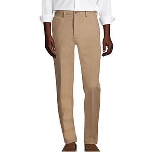 Lands’ End Classic Clothing Traditional Fit Tan Pants Chinos Size 40